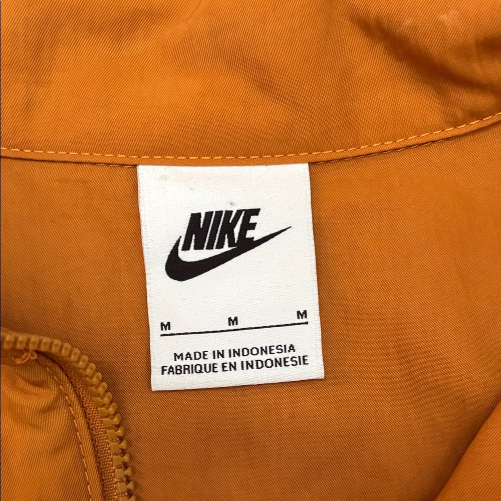 Nike Rust Orange Half-Zip Elastic Waist Mini Dress - Picture 2 of 13